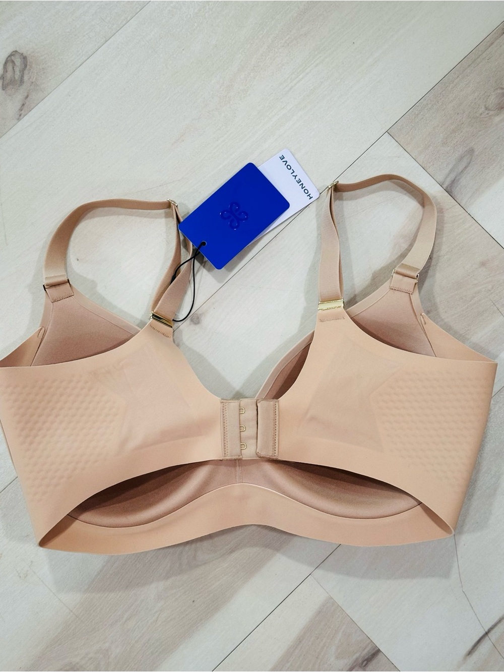 Honeylove CloudEmbrace Wireless Bra Sz 34DD (E) sweetheart neckline foam pads. - Picture 8 of 14